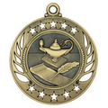 Medal, "Lamp of Knowledge" Galaxy - 2 1/4" Dia.